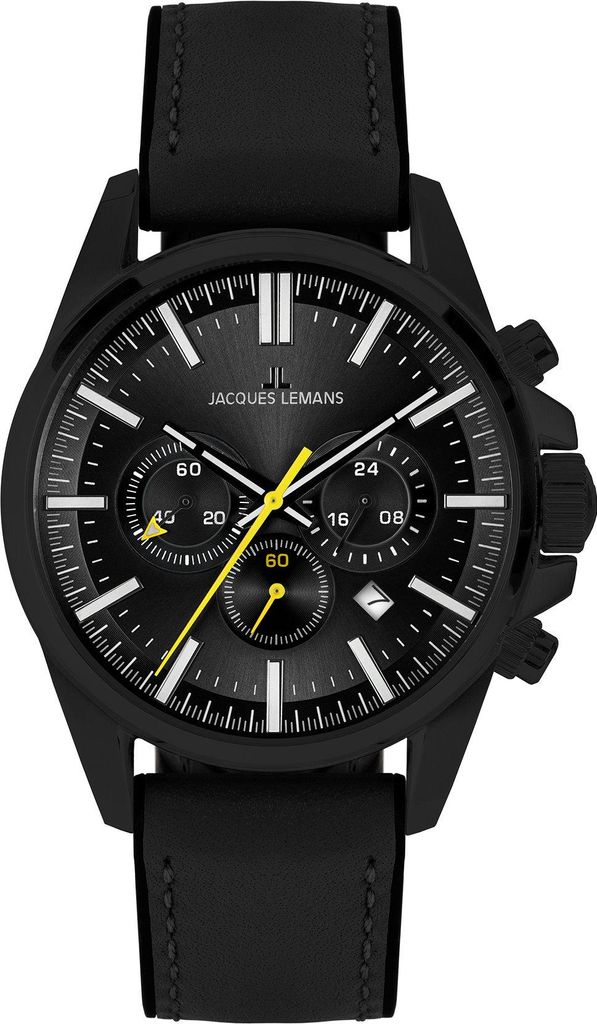 Jacques Lemans 1-2119B Liverpool Chronograph Herrenuhr 44mm 10ATM