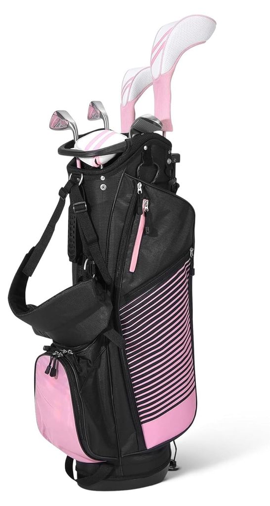 Amazon Basics Golfschlägerset, 6-teilig mit Standtasche, Produktbild 