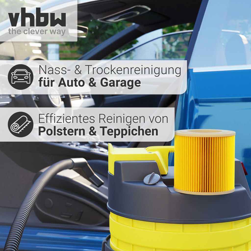 Vzduchový filtr s víčkem pro vysavače Karcher - náhradní Obrázek produktu 8