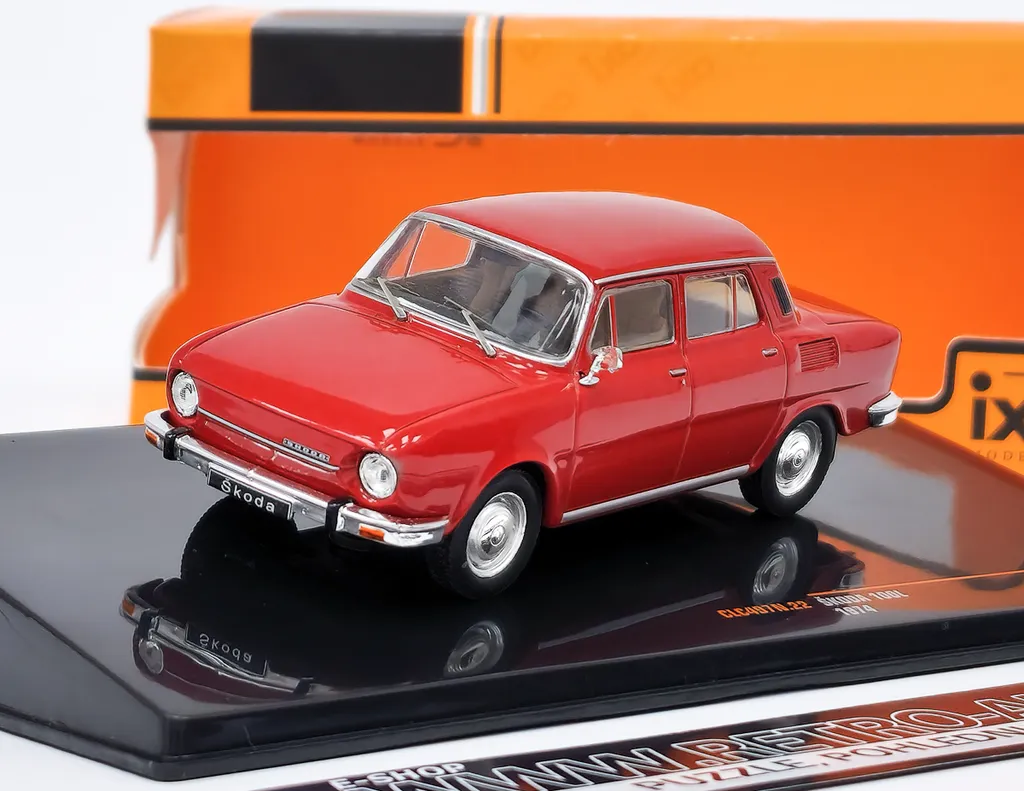 Skoda 100L 1974 Rouge IXO 1:43 - Miniature de Collection en Métal