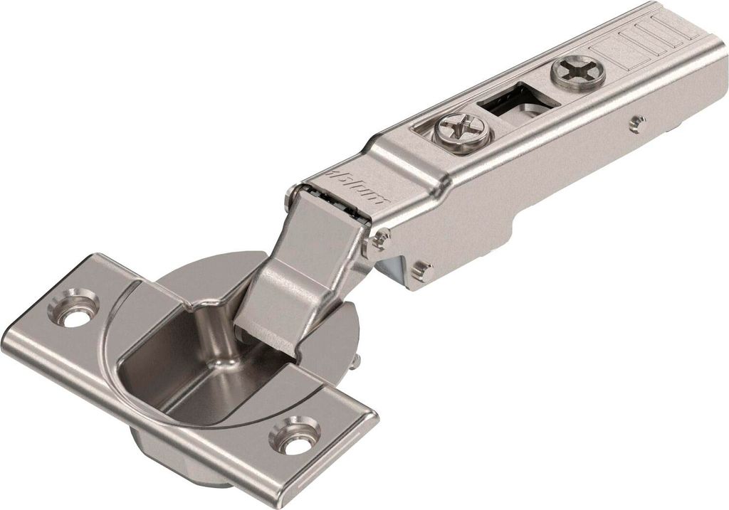BLUM CLIP top Spezial Scharnier 110°, gerade mit Feder, Schrauben