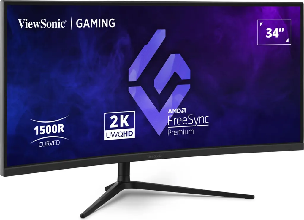 Fini la fatigue visuelle avec l'Écran 34" Viewsonic VX3418C-2K QHD