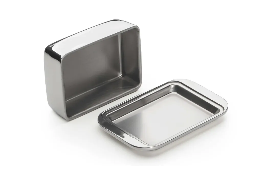 Burriera Weis Inox Infrangibile per Famiglie | 250g Doppia Parete