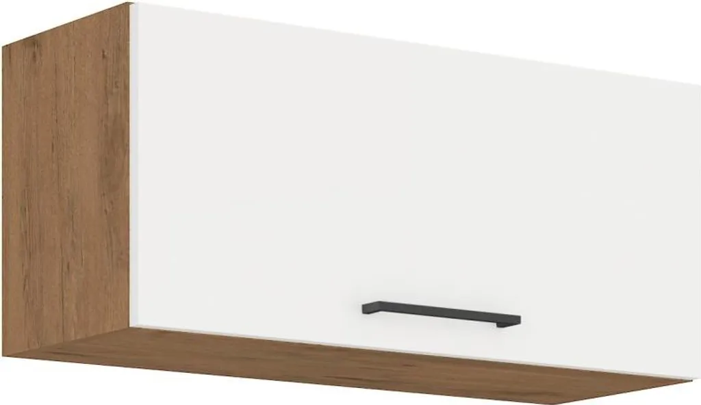 Armadietto VANYA 80 cm Rovere Lancelot e Bianco | Stile Scandinavo