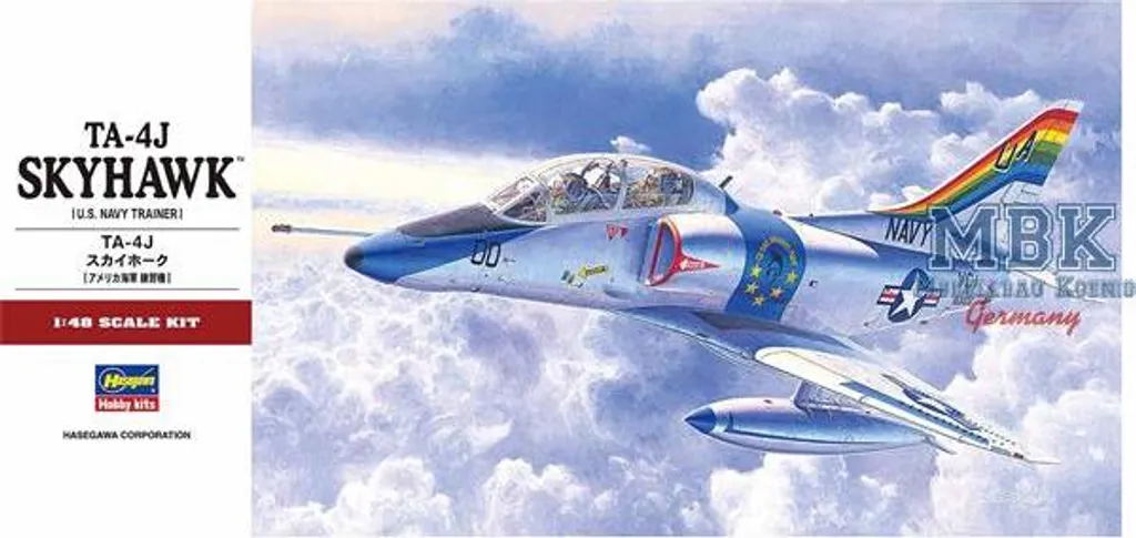 Maquette Douglas TA-4J Skyhawk Hasegawa 07243 1/48 avec Cockpit Détaillé