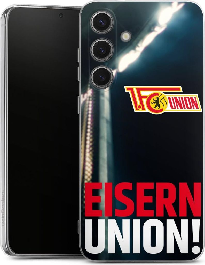 DeinDesign Handyhülle für Samsung Galaxy S25+ Silikon Hülle Case Smartphone Schutzhülle 1. FC Union Berlin Fanartikel Fußball