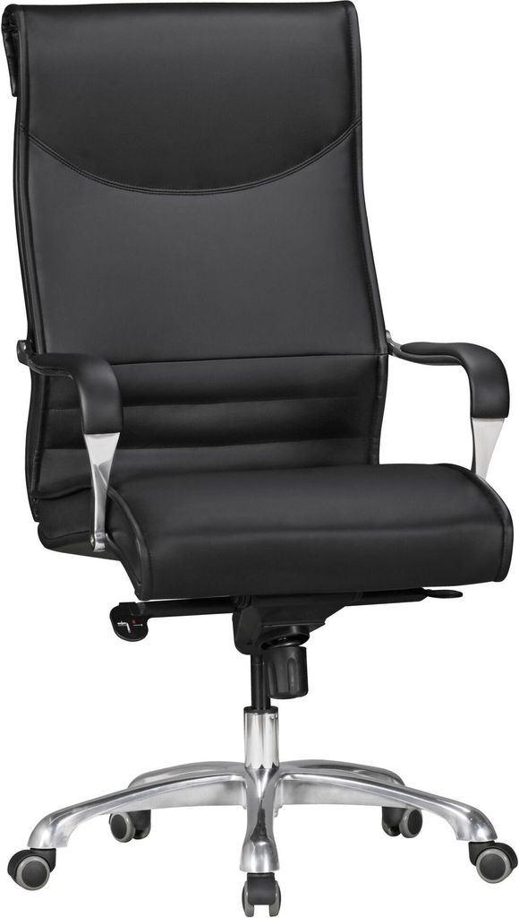 Bürostuhl BIGBOSS Bezug Kunstleder Schwarz Schreibtischstuhl bis 150 kg | XXL Design Chefsessel höhenverstellbar | Drehstuhl ergonomisch mit Arml...