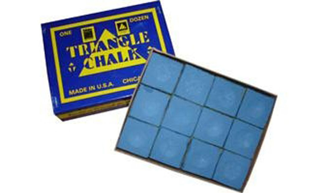 Triangle Billard Kreide 12er Blau