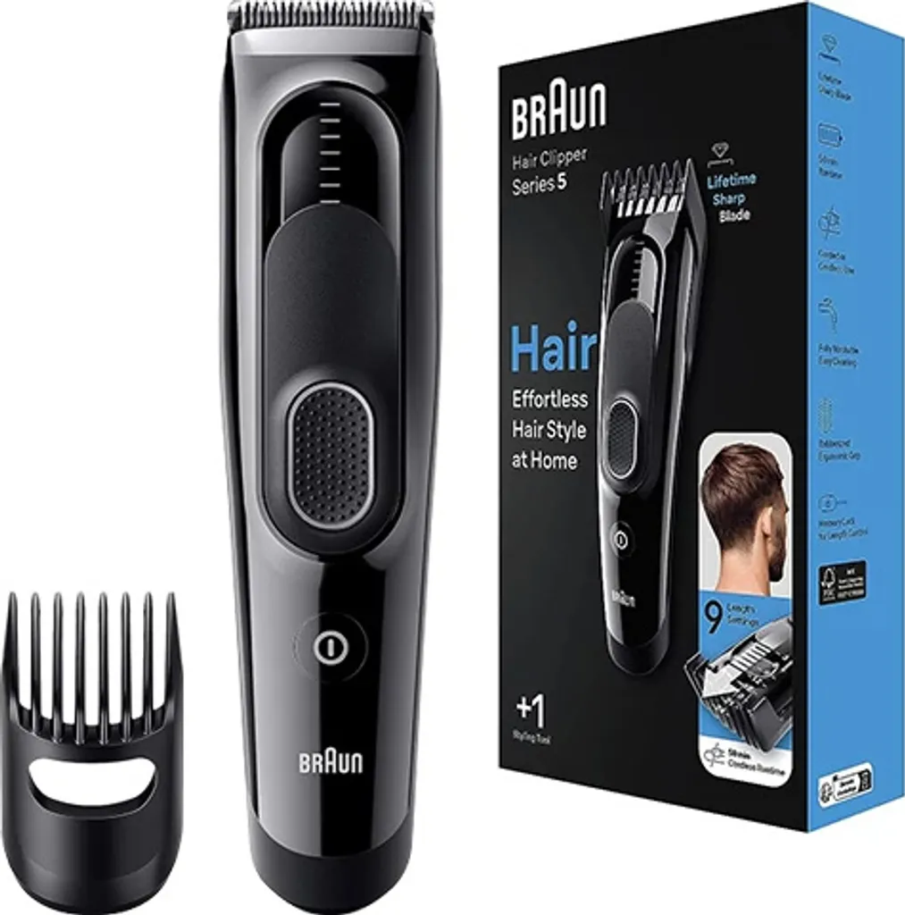 Braun HC5310 Tondeuse cheveux haute performance avec lames inusables - 40