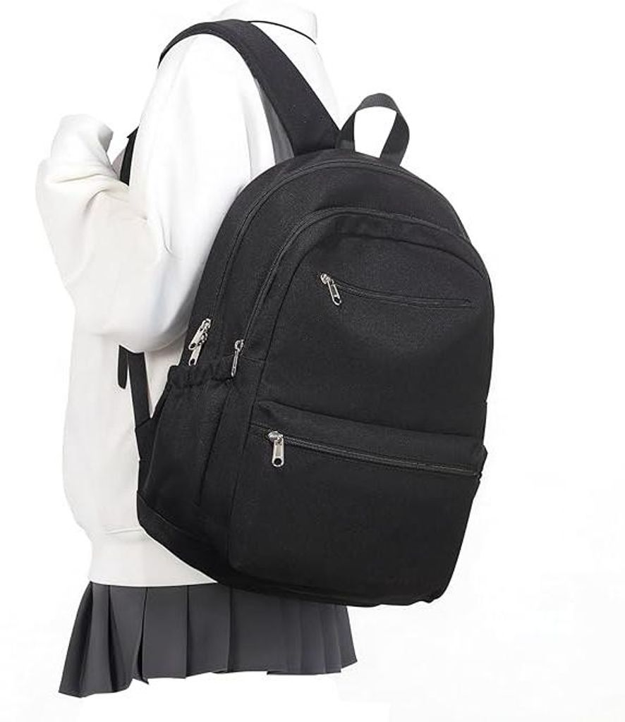 PolkaHome® Schulrucksack für Teenager Mädchen Jungen, Produktbild 