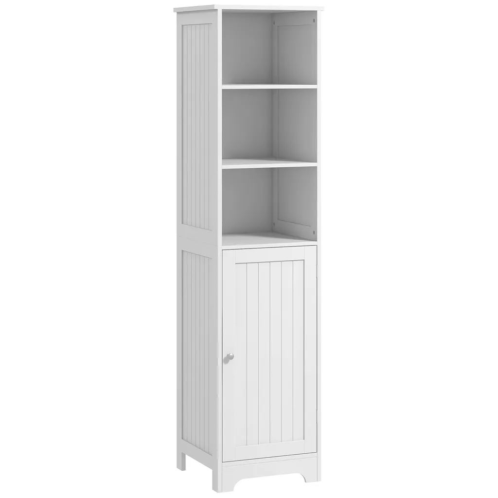 Armoire de rangement compacte avec 3 compartiments ouverts - 10