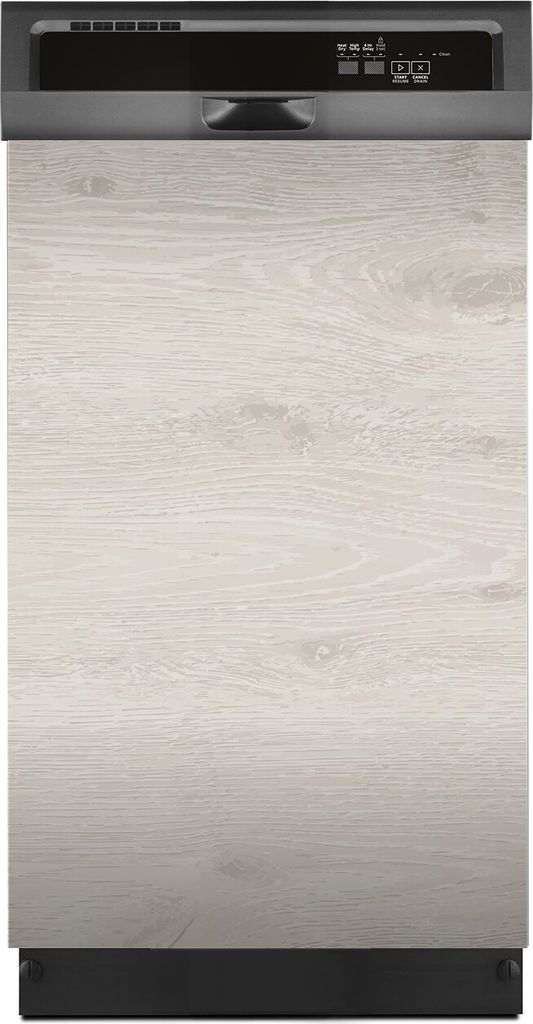 Aufkleber sticker 45x70 cm Dekorative folie Spülmaschine - Weiß Holz
