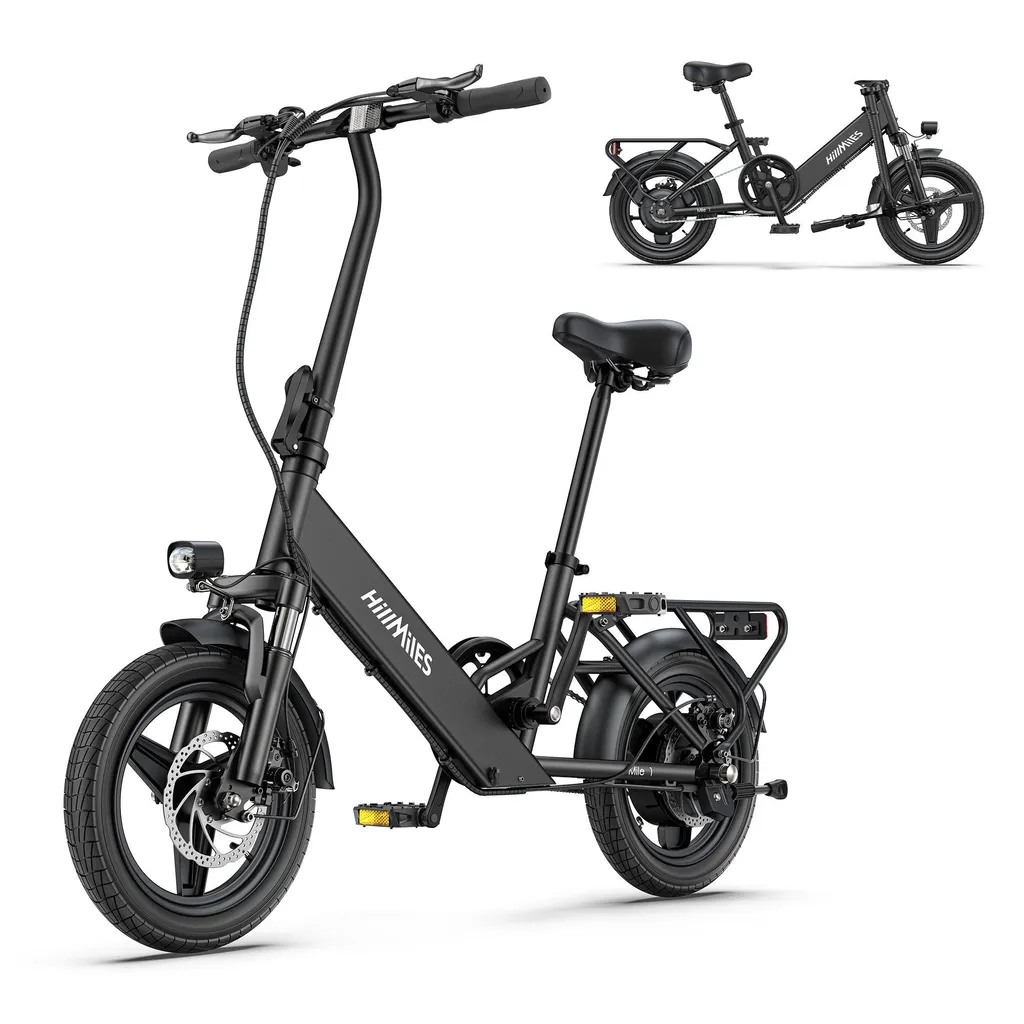 Vélos pliants E-Bikes City - Modèle Compact 14 Pouces Autonomie 65 km