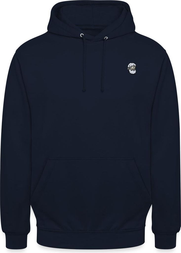 Spreadshirt Heidi Almöhi Portrait Stick Uni Hoodie, 4XL, Navy