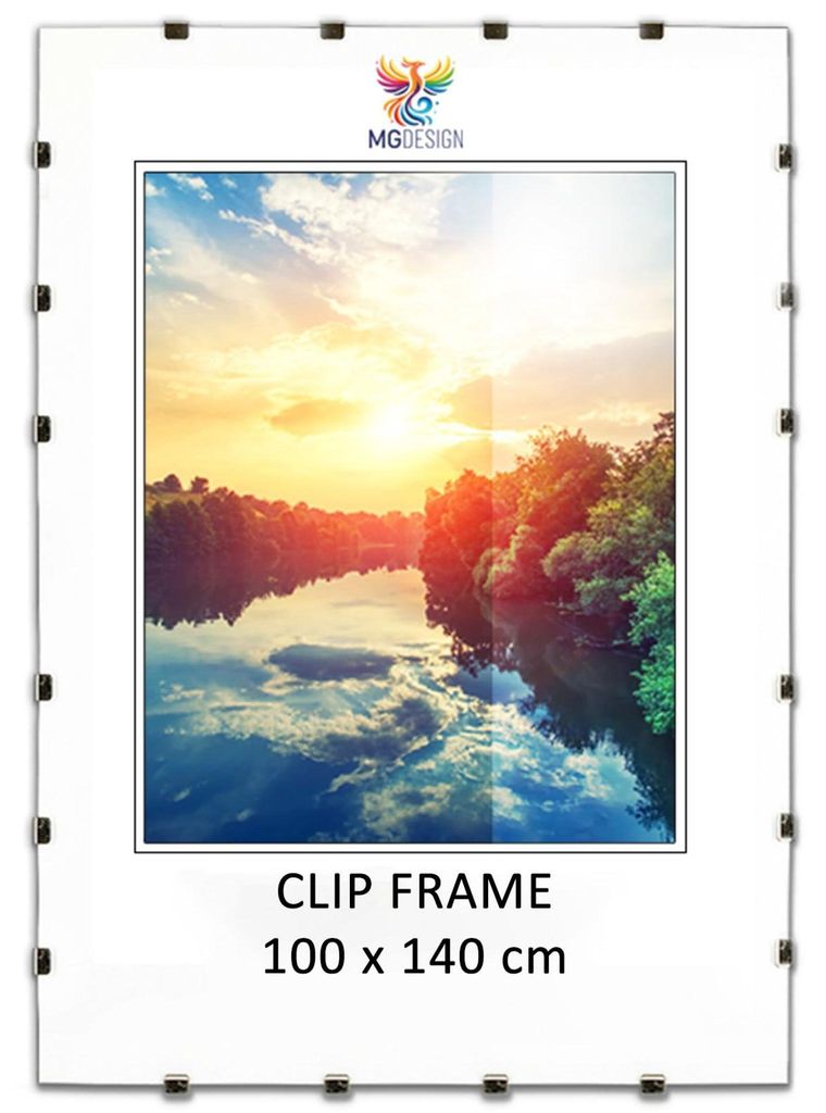 MG Design, rámeček na fotografie 100 x 140 cm – rámeček bez Obrázek produktu 