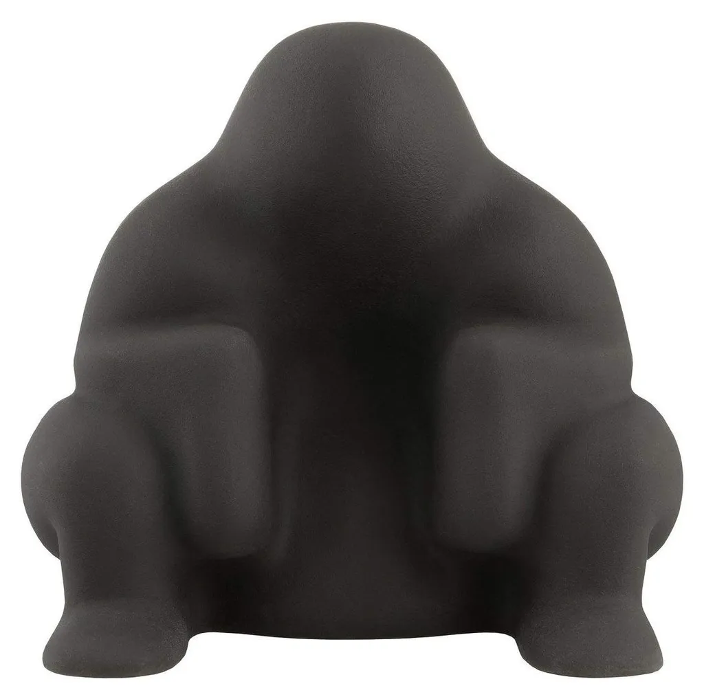 Butoir de porte design Dédé PS18 B - Résine noire robuste et taille unique