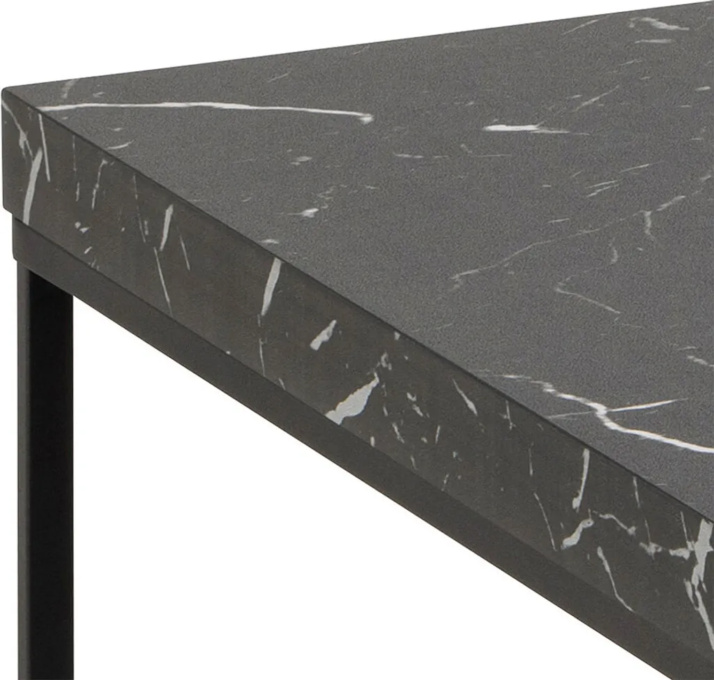 Table basse noire Barossa : un meuble robuste et facile à nettoyer
