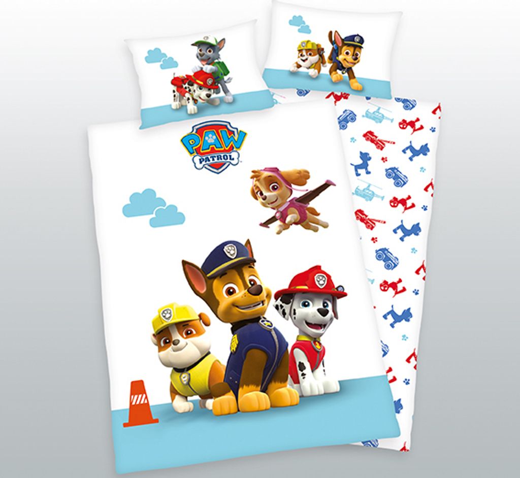 Paw Patrol Renforcé-Bettwäsche 100 x 135/40 x 60 cm Produktbild 