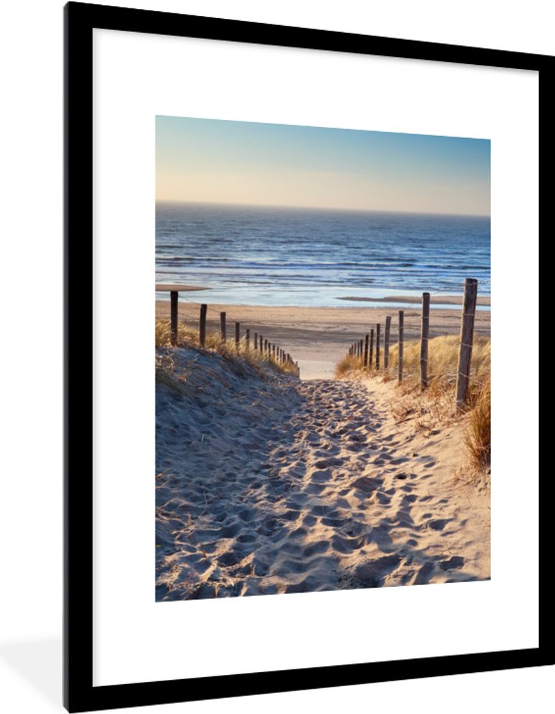 MuchoWow® Gerahmtes Poster Strand - Meer - Niederlande - Produktbild 