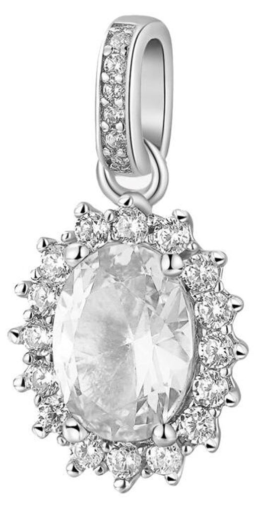 Eleganter Silber-Anhä nger Fancy Infinite White FIW32