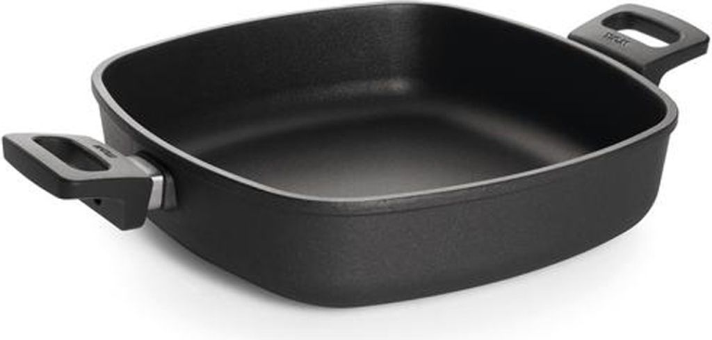 Patelnia do serwowania z odlewu aluminiowego, kwadratowa Zdjęcie produktu 