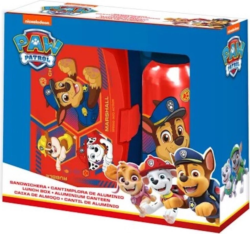 Lunchbox + Alu Trinkflasche 500ml Paw Patrol Produktbild 