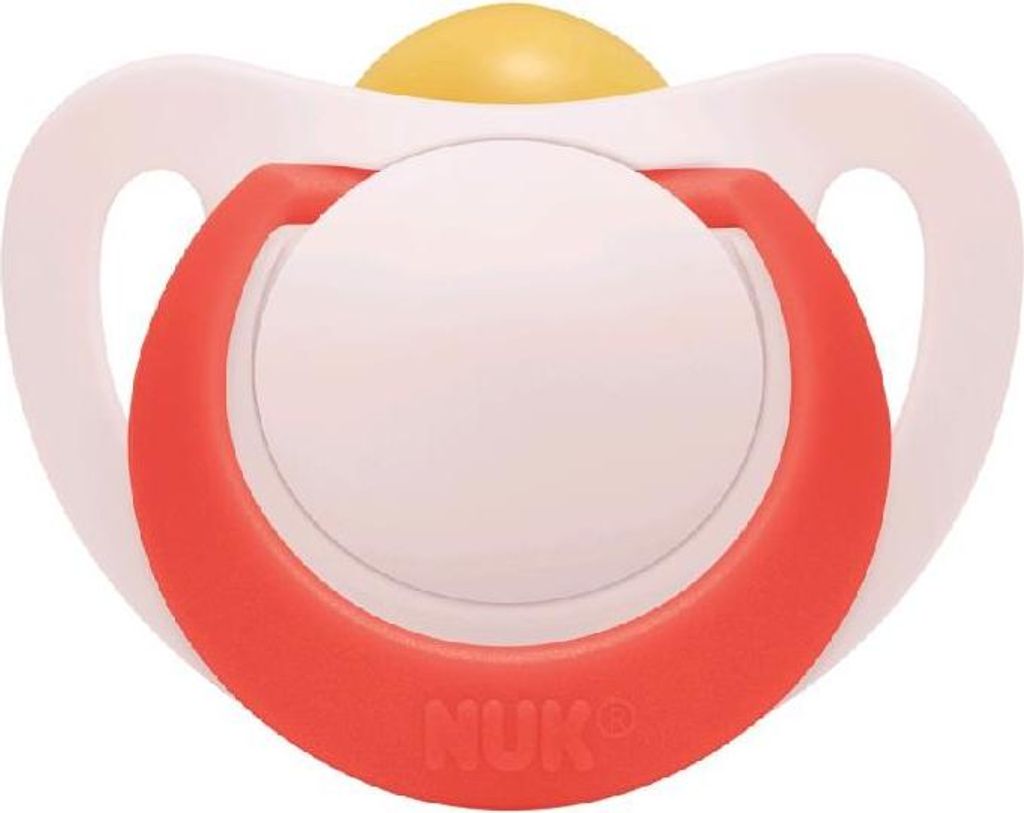 Sucette NUK Star Latex 6-18 m rouge, taille 6-18 m Image du produit 