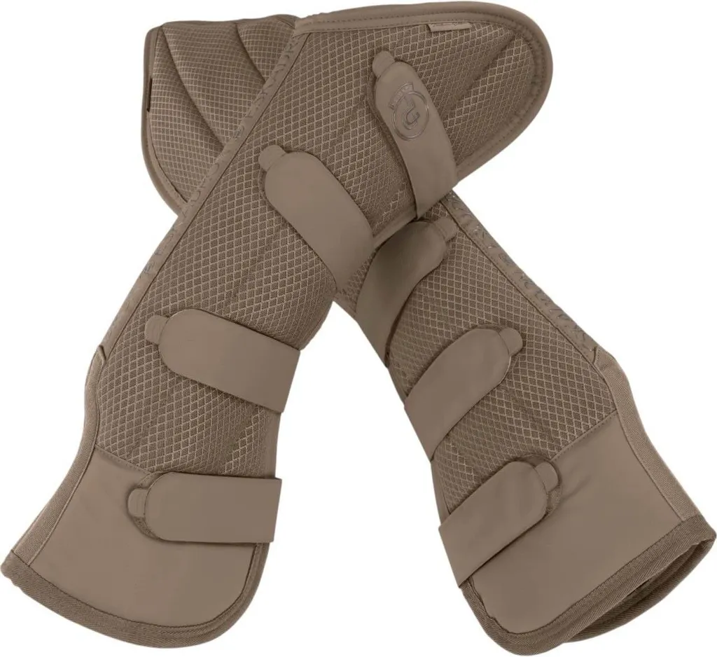 Guêtres de transport en Mesh Eskadron Platinum Smoky Taupe poney