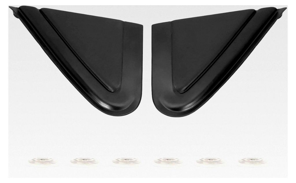 Außenspiegel Trim Dreieck Abdeckung für Polo MK4 9N 2005-2009, Schutzblech Vorne Links und Rechts