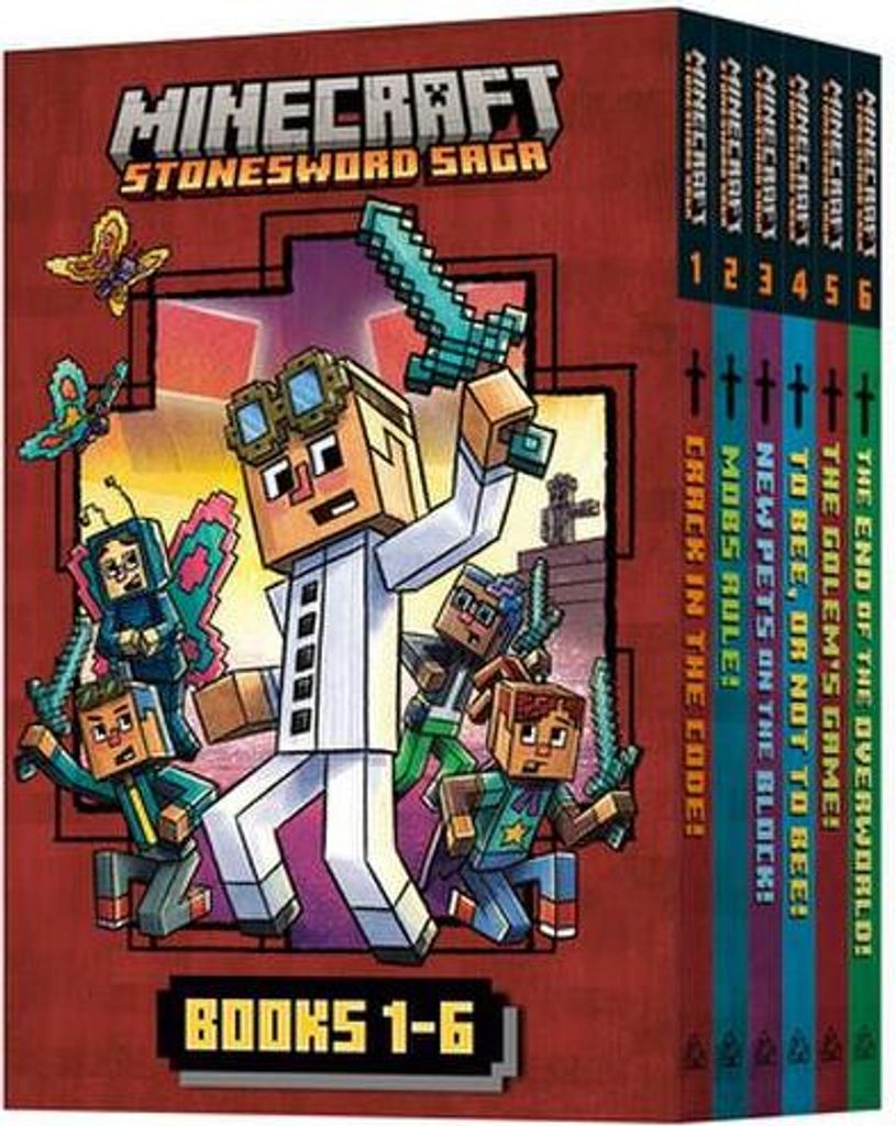 Collezione di libri "Minecraft Stonesword Saga" (Minecraft Immagine del prodotto 