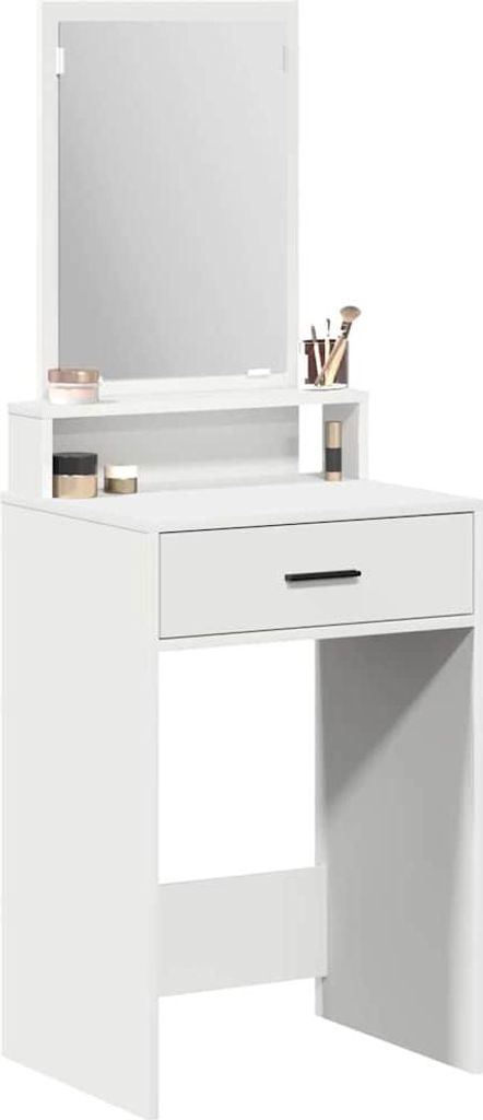 vidaXL Coiffeuse avec tiroirs Blanc 50 x 41 x 140 cm Bois Image du produit 