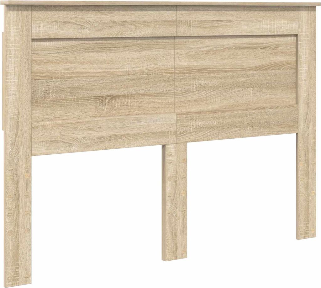 vidaXL Čelo postele s čelem dub Sonoma 140 cm materiál na Obrázek produktu 