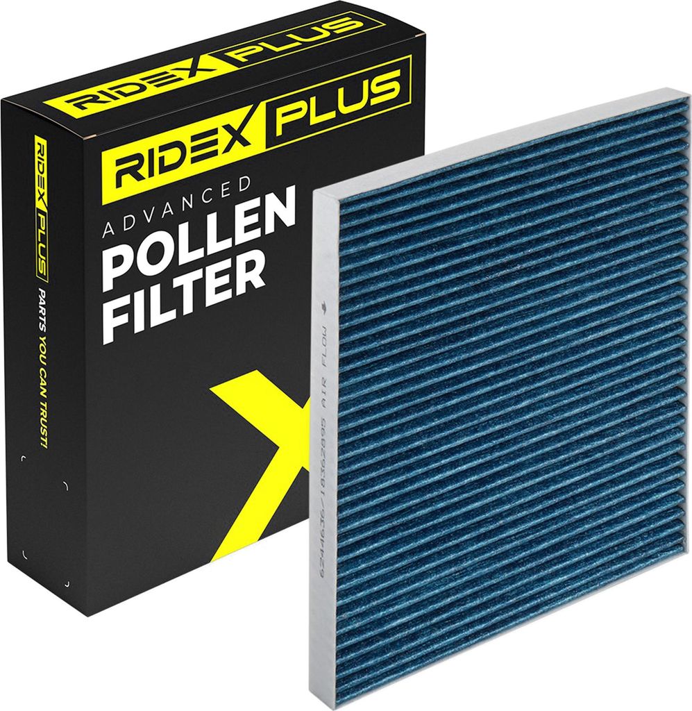 RIDEX PLUS 424I0489P Innenraumfilter Pollenfilter für VW Golf IV Schrägheck (1J1) Aktivkohle
