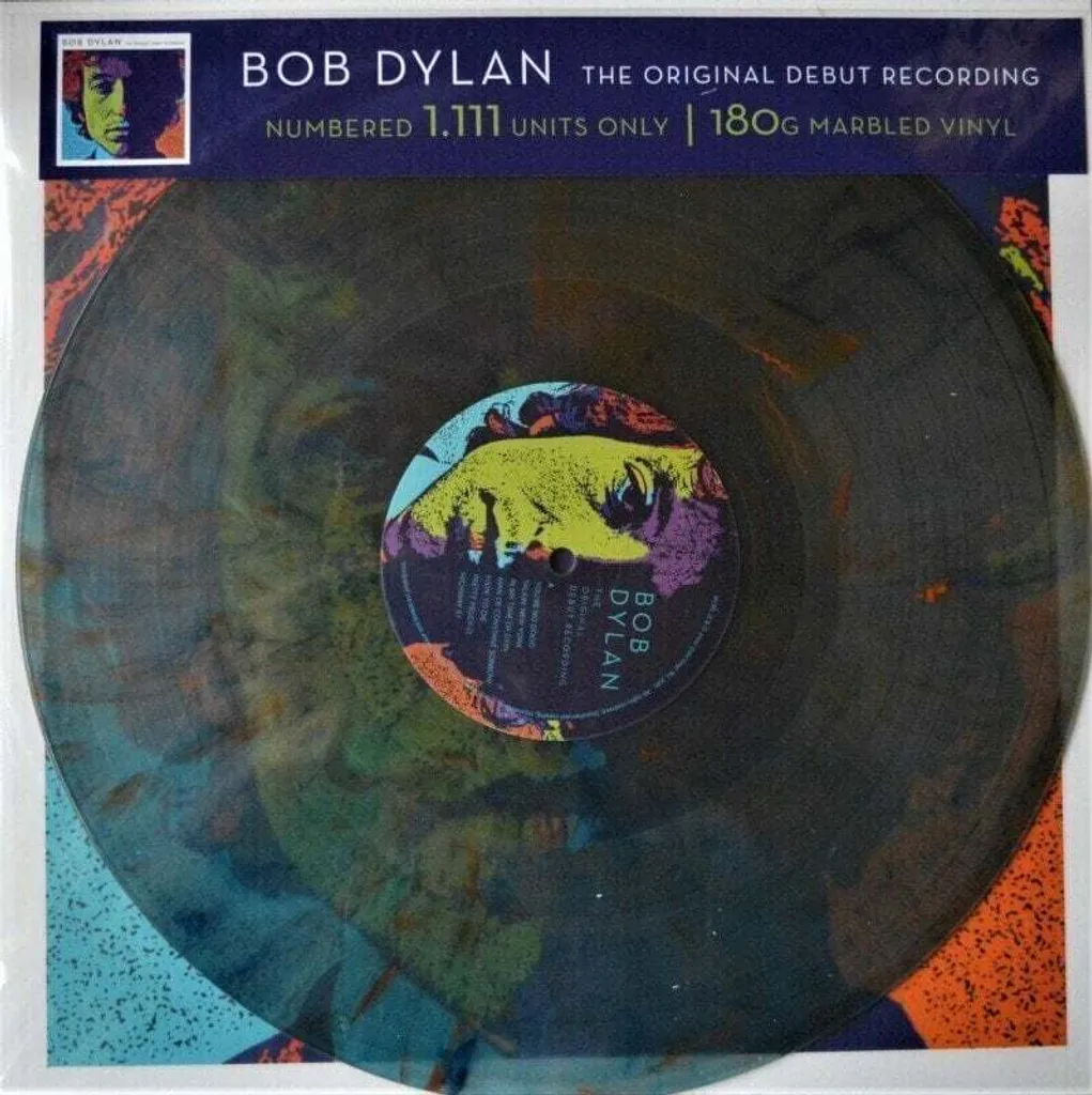 Bob Dylan Premier Album Vinyle LP Marbré Édition Limitée The Originals
