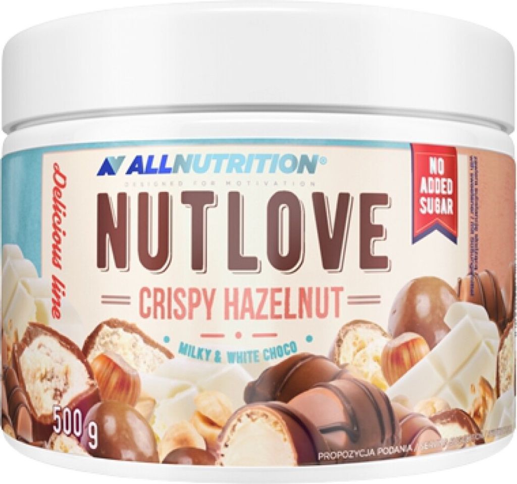 ALLNUTRITION NUTLOVE 500 g Crispy Hazelnut (lieskový Obrázok produktu 