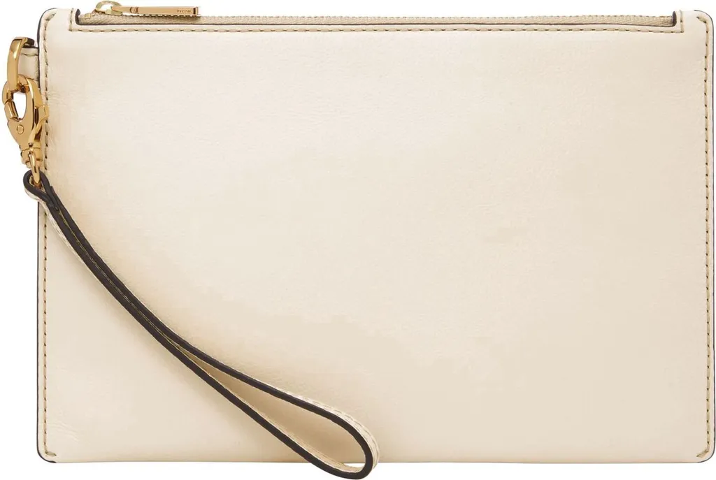Sac d'accessoires Fossil : fini le désordre avec ce Wristlet écru