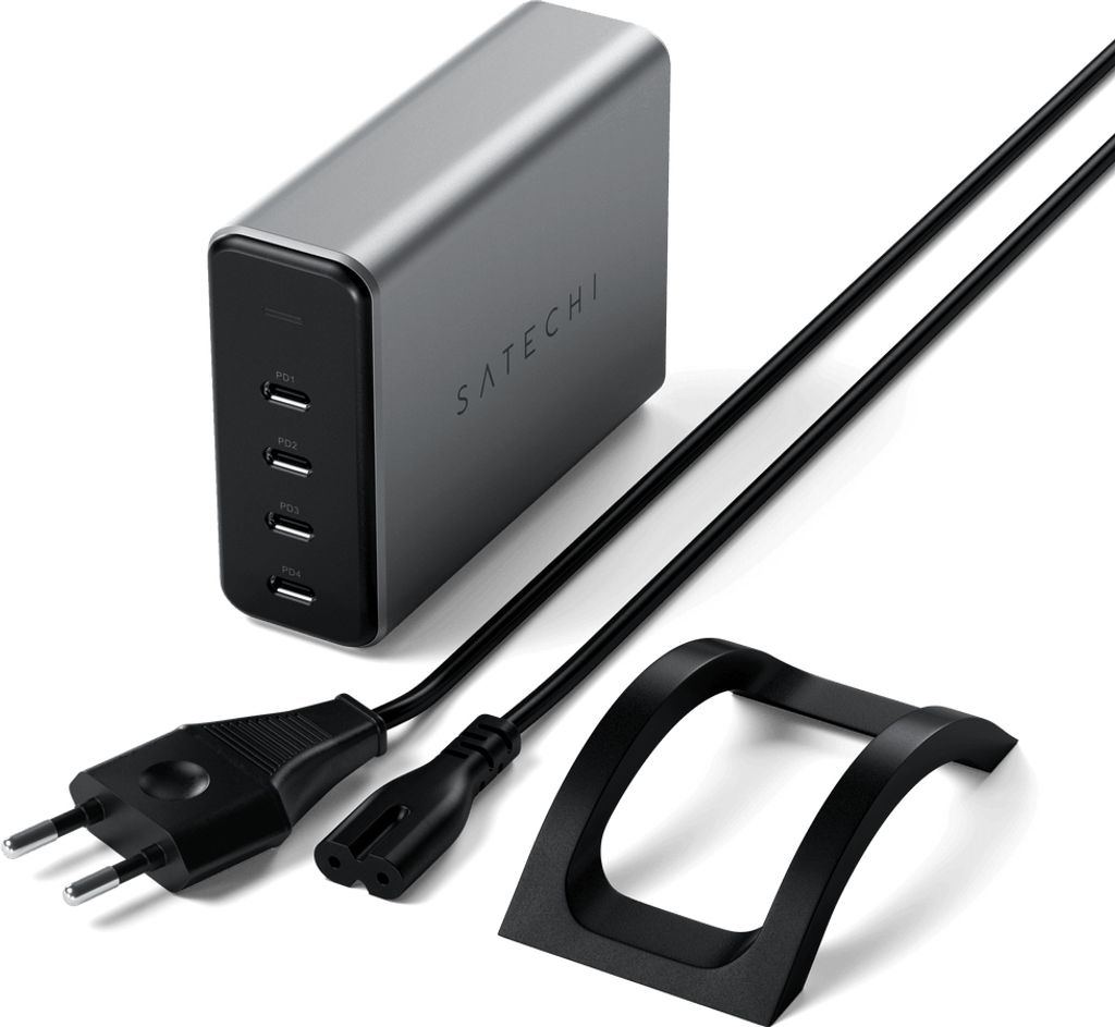 Satechi USB-C 4-port GaN Chargeur (165W) – Technologie GaN Image du produit 