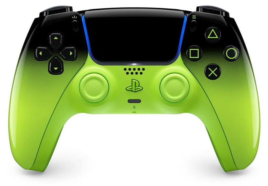 Manette sans fil DualSense Remix Green idéale pour le jeu en coop
