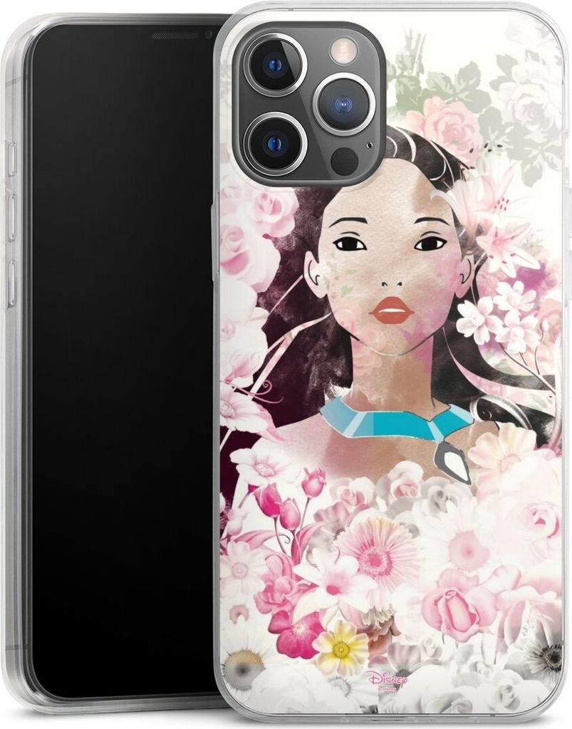 DeinDesign Slim Hülle für Apple iPhone 12 Pro Max Silikon Case Ultra Dünn Handyhülle Disney Offizielles Lizenzprodukt Pocahontas
