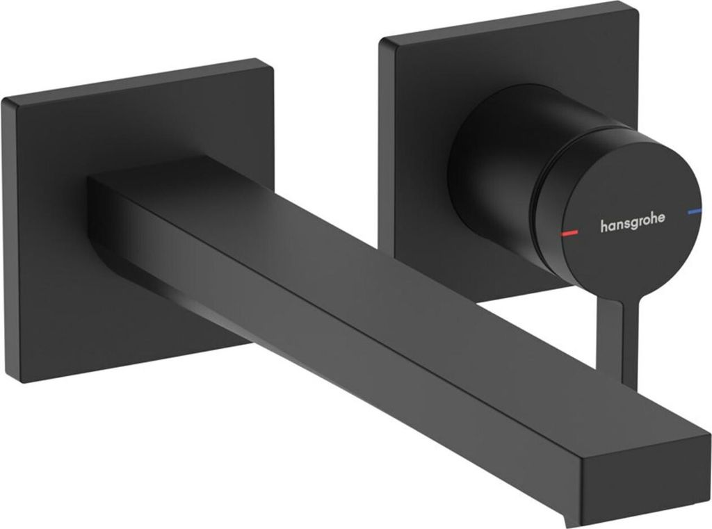 HansGrohe Tecturis E 2L Wand WTM 225 mm MSW Matt Black, Produktbild 