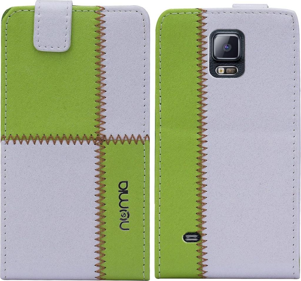 Samsung Galaxy Note 4 SM-N910F Numia Flipstyle Weiss-GrÃ1/4n