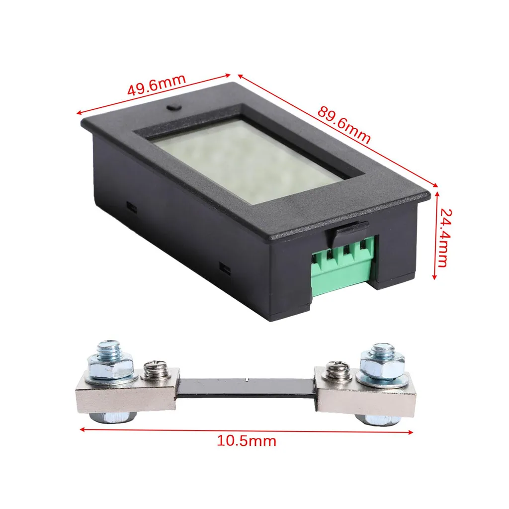 Testeur de Puissance DC 100A avec Écran LCD Bleu et Mesure de Consommation - 2
