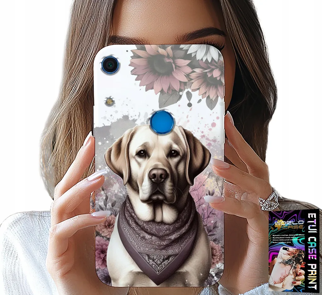 Cover Huawei Y6S Husky Design + Pellicola Vetro Protettiva Antiu rto