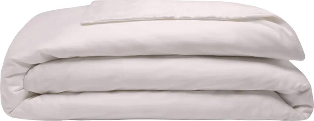 Housse de couette en pur coton 200 fils Superking rose pâle douce