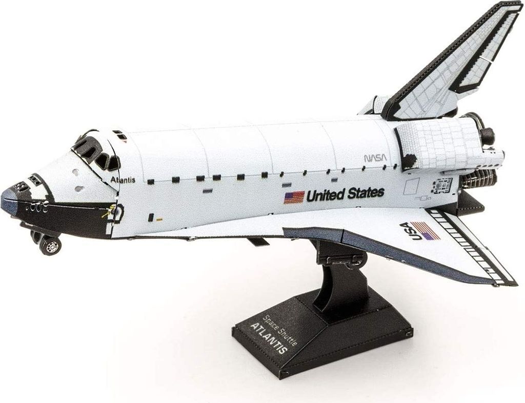 Fascinations Metal Earth Space Shuttle Atlantis Original 3D Metall Puzzle