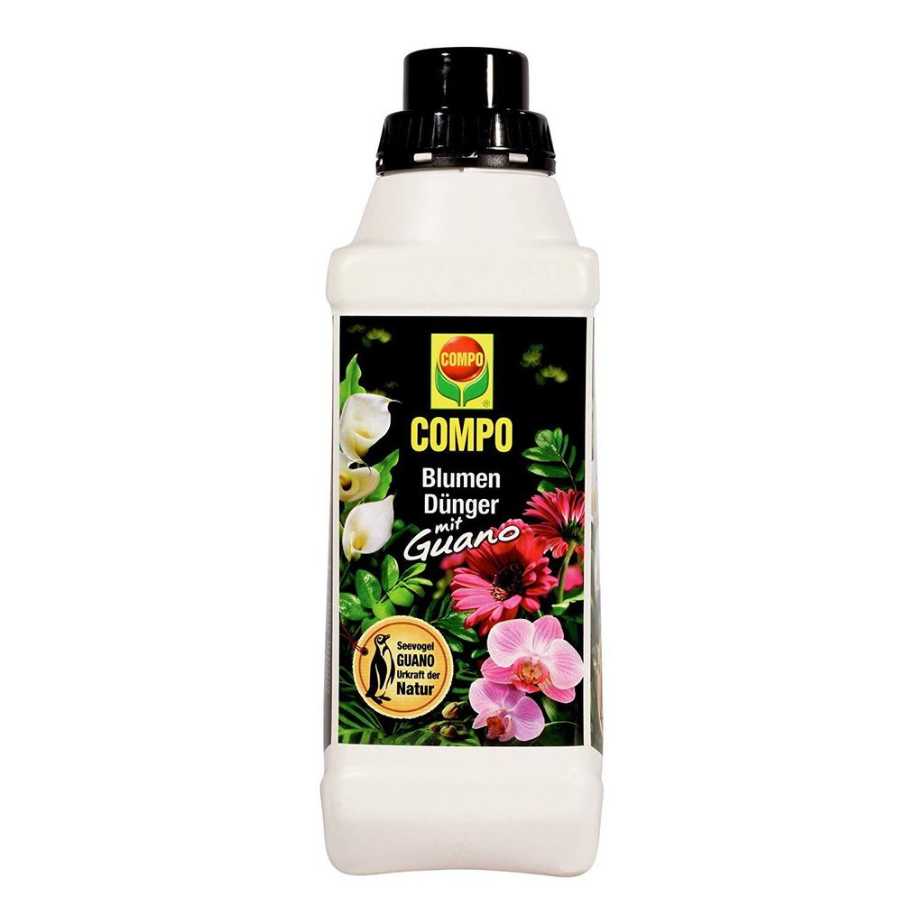 COMPO Blumendnger mit Guano flssig 2,5 Liter Dnger