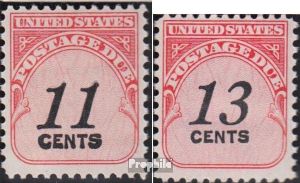 Briefmarken USA 1978 Mi P68-P69 (kompl.Ausg.) postfrisch Portomarke