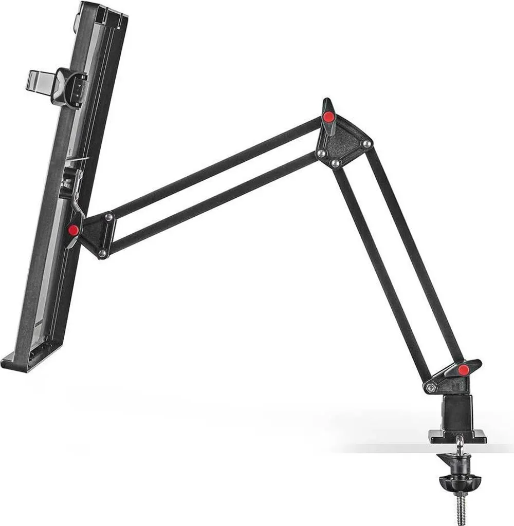 Support de document A4 pivotant 360° avec bras flexible pour écran
