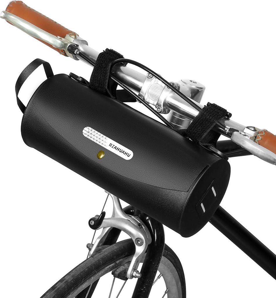 Fahrrad Lenkertasche Multifunktionale Zylinder 2.5L Große Kapazität Regenfest Kompatibel mit verschiedenen Fahrzeugen Tragbar und einfach zu inst...