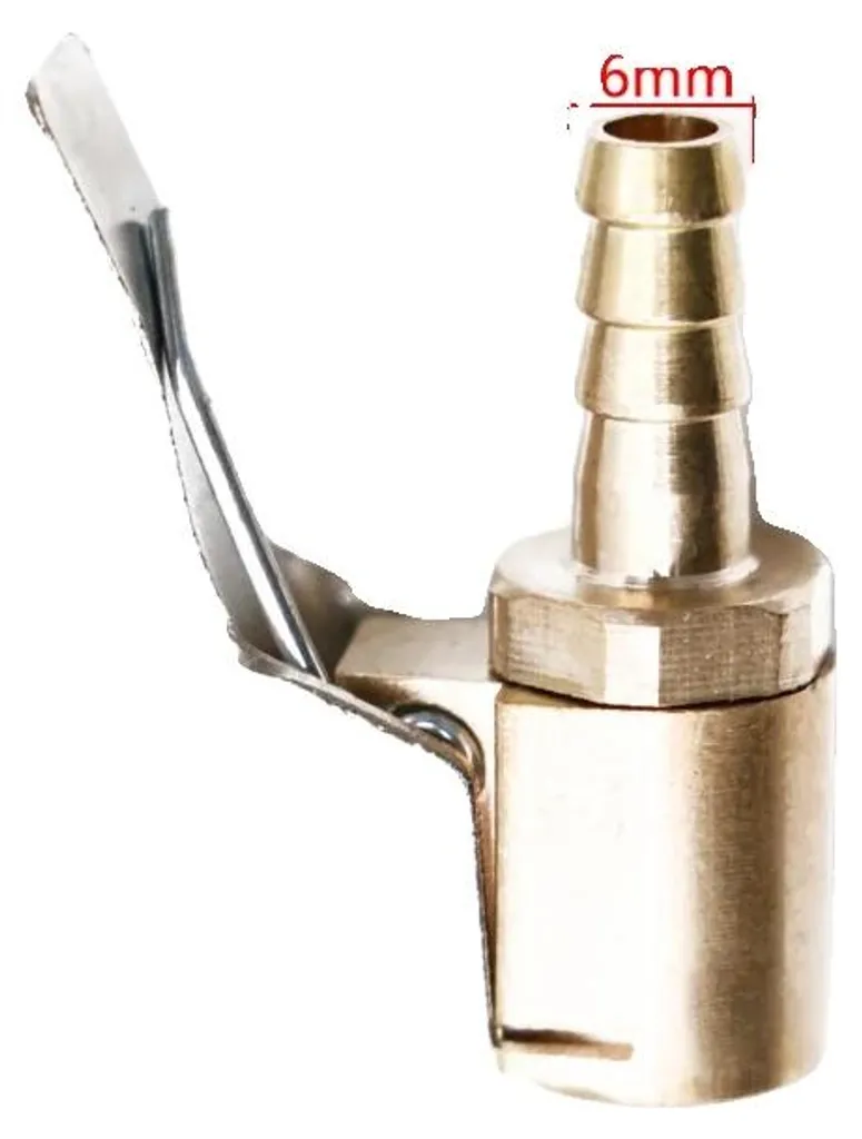 Valve d'air voiture 6mm raccord universel pour compresseur pneumatique